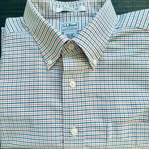 L.L. Bean Men's Multicolor Plaid Shirt
